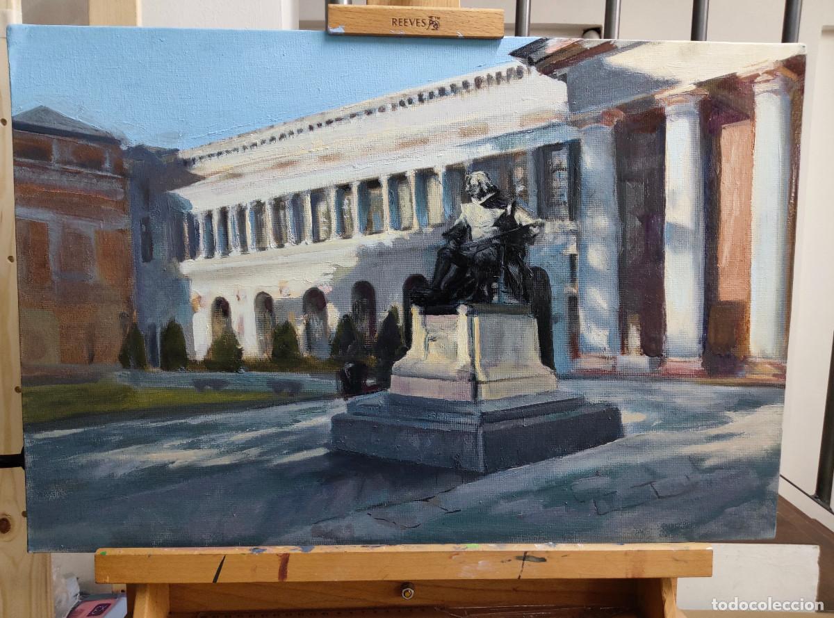 Arte: Puerta de Vel&aacute;zquez &oacute;leo original - Foto 1