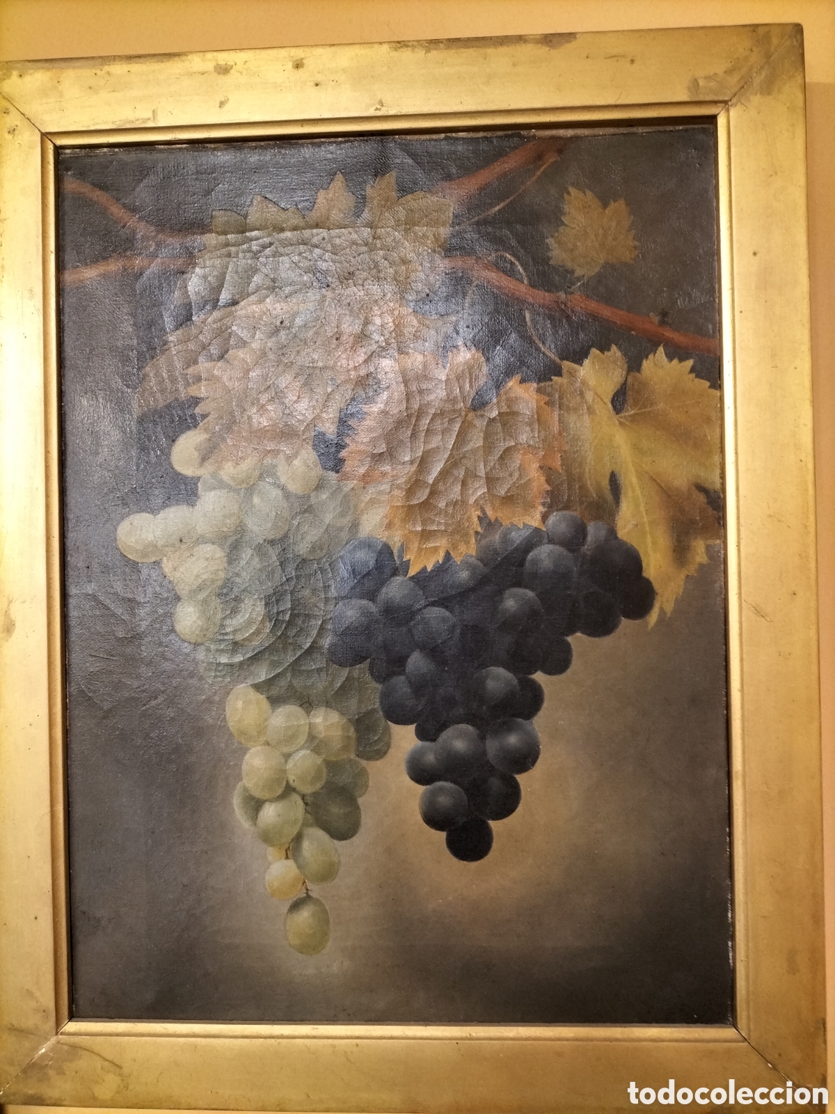 Arte: Bodeg&oacute;n de uvas, siglo XIX - Foto 4