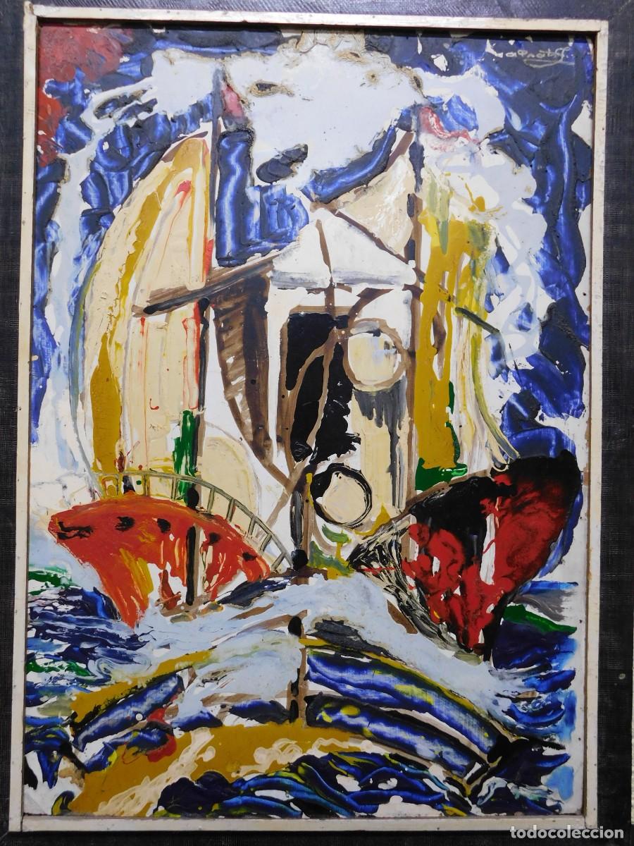Arte: OLEO SOBRE TABLA - A. PRATS - Foto 2