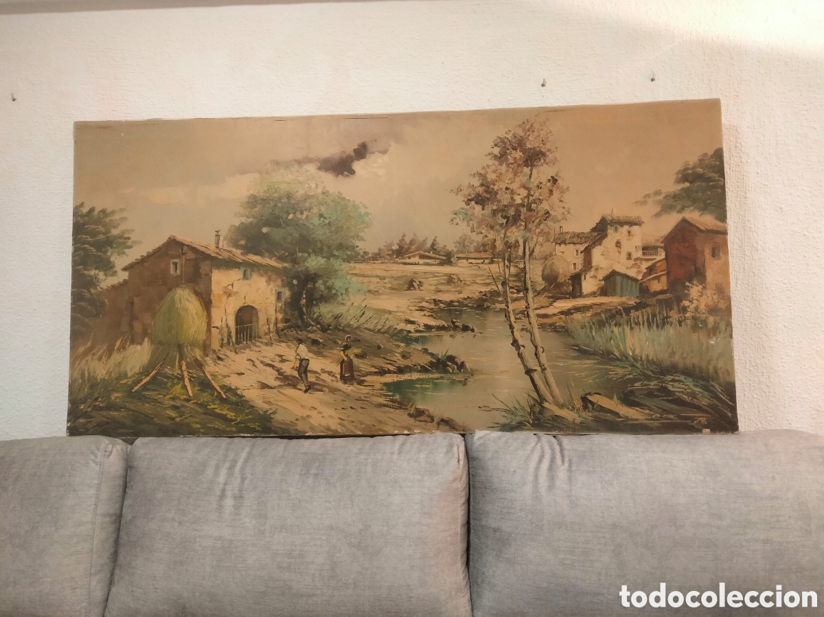 Arte: Cuadro al oleo simarro - Foto 4