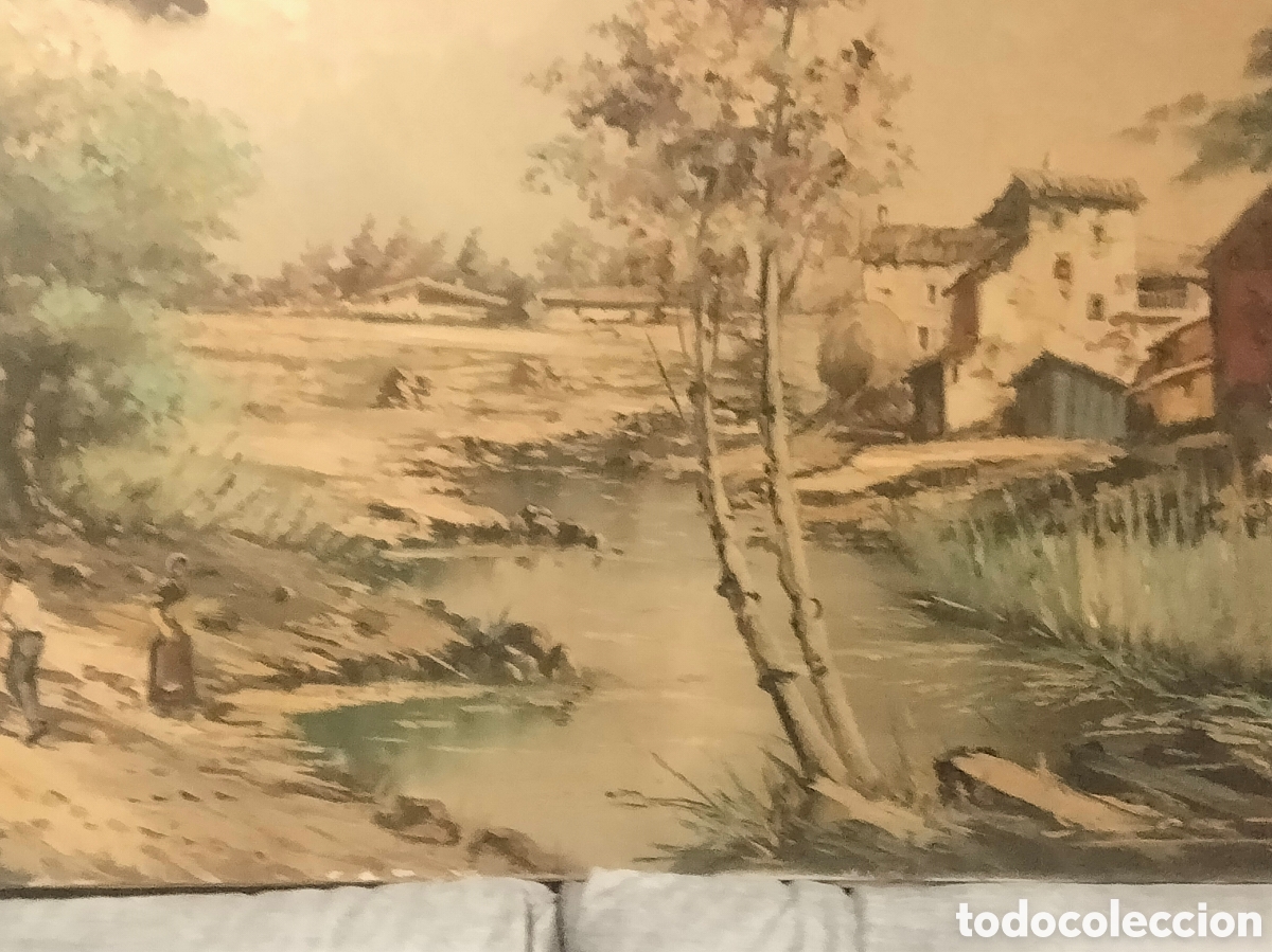 Arte: Cuadro al oleo simarro - Foto 5