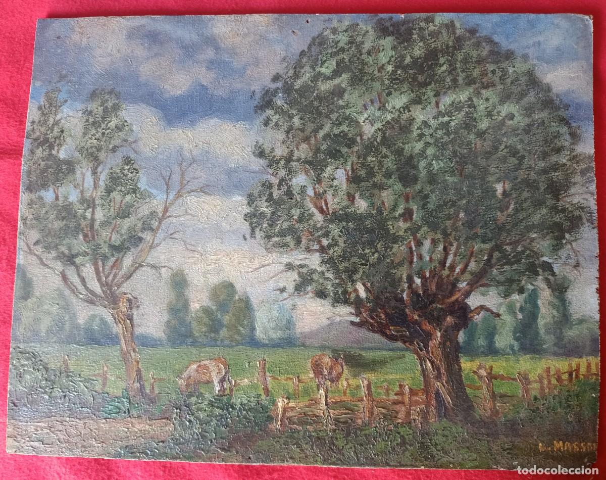 Arte: L.Masson.Oleo sobre madera - Foto 1