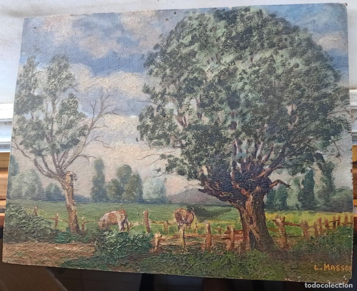 Arte: L.Masson.Oleo sobre madera - Foto 2