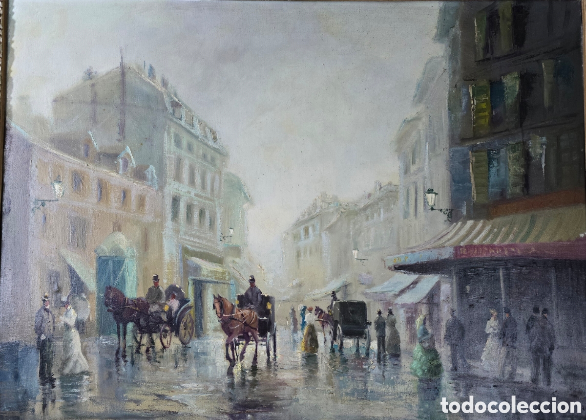 Arte: Escena de Paris Cl&aacute;sica An&oacute;nimo - Foto 2