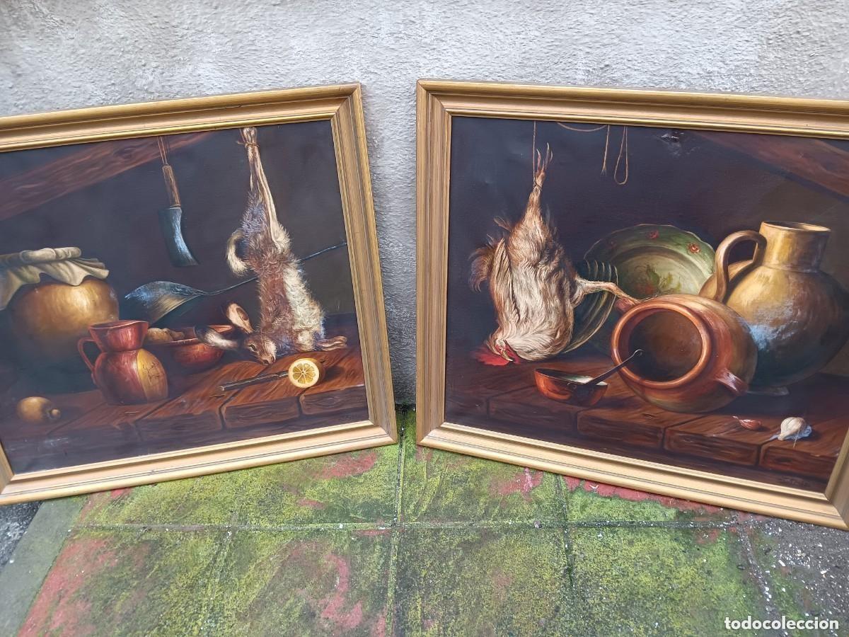 Arte: Pareja &oacute;leos bodegones j.ayala - Foto 5