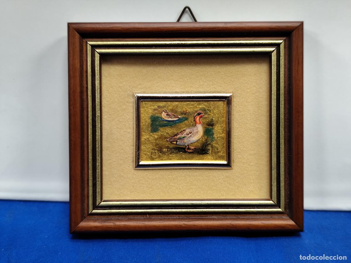 Arte: cuadros miniatura sobre plancha de oro certificada - Foto 1