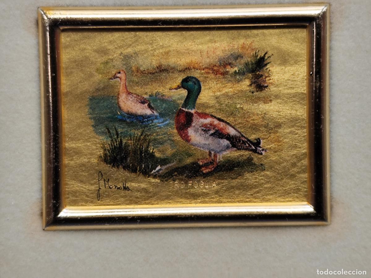 Arte: cuadros miniatura sobre plancha de oro certificada - Foto 2