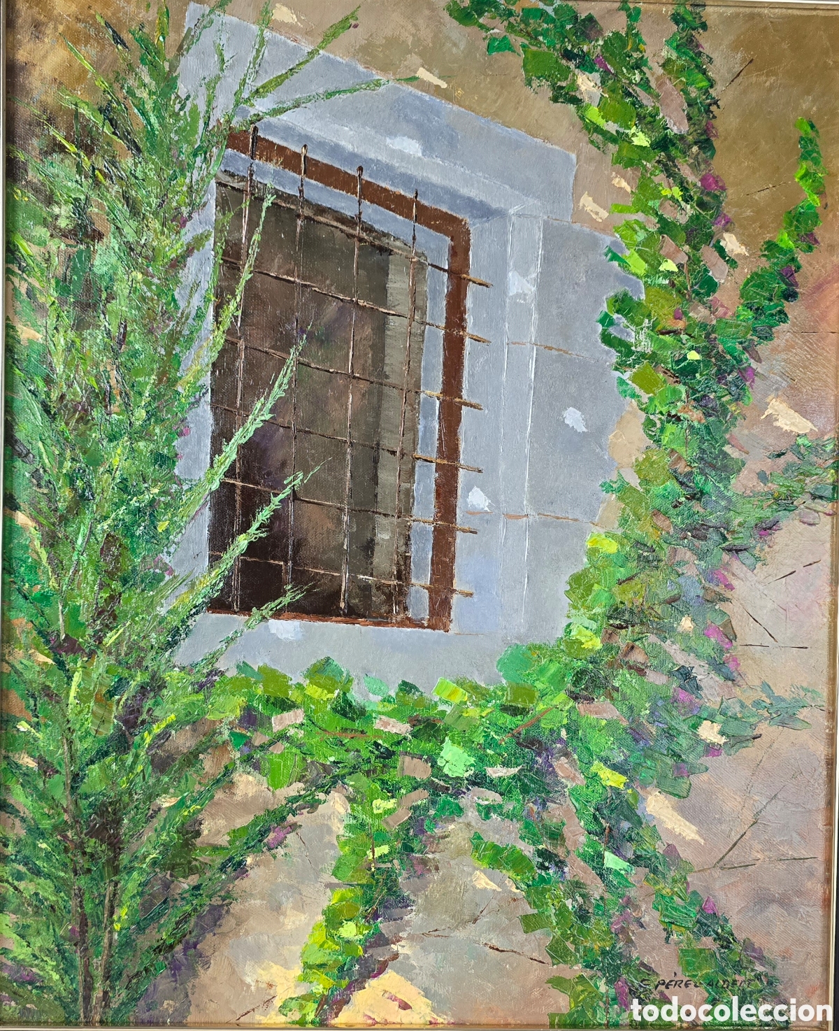Arte: Ventanal de masia por F. P&eacute;rez Albert - Foto 2