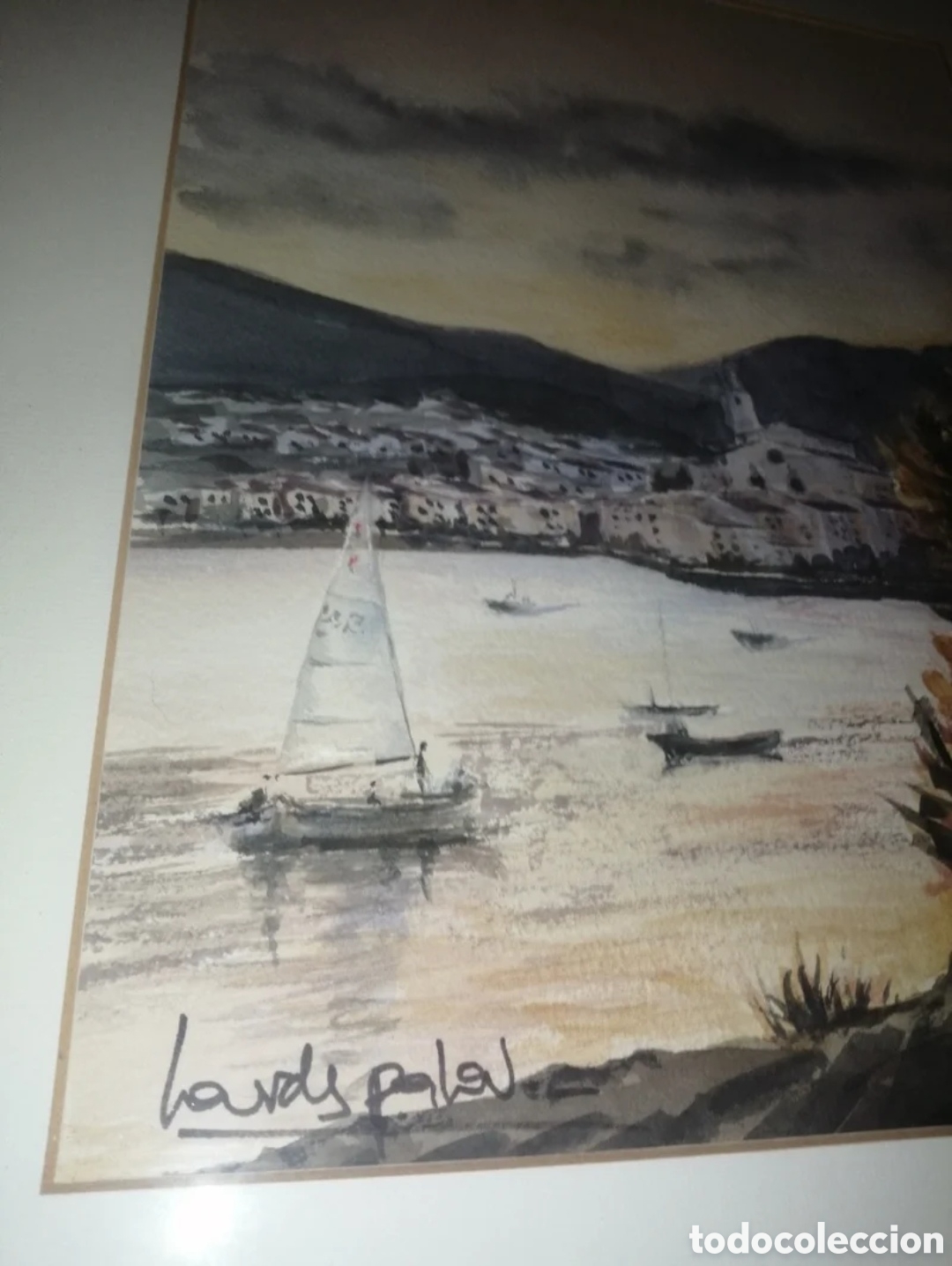 Arte: Cuadro pintura Bah&iacute;a de Cadaqu&eacute;s - Foto 3