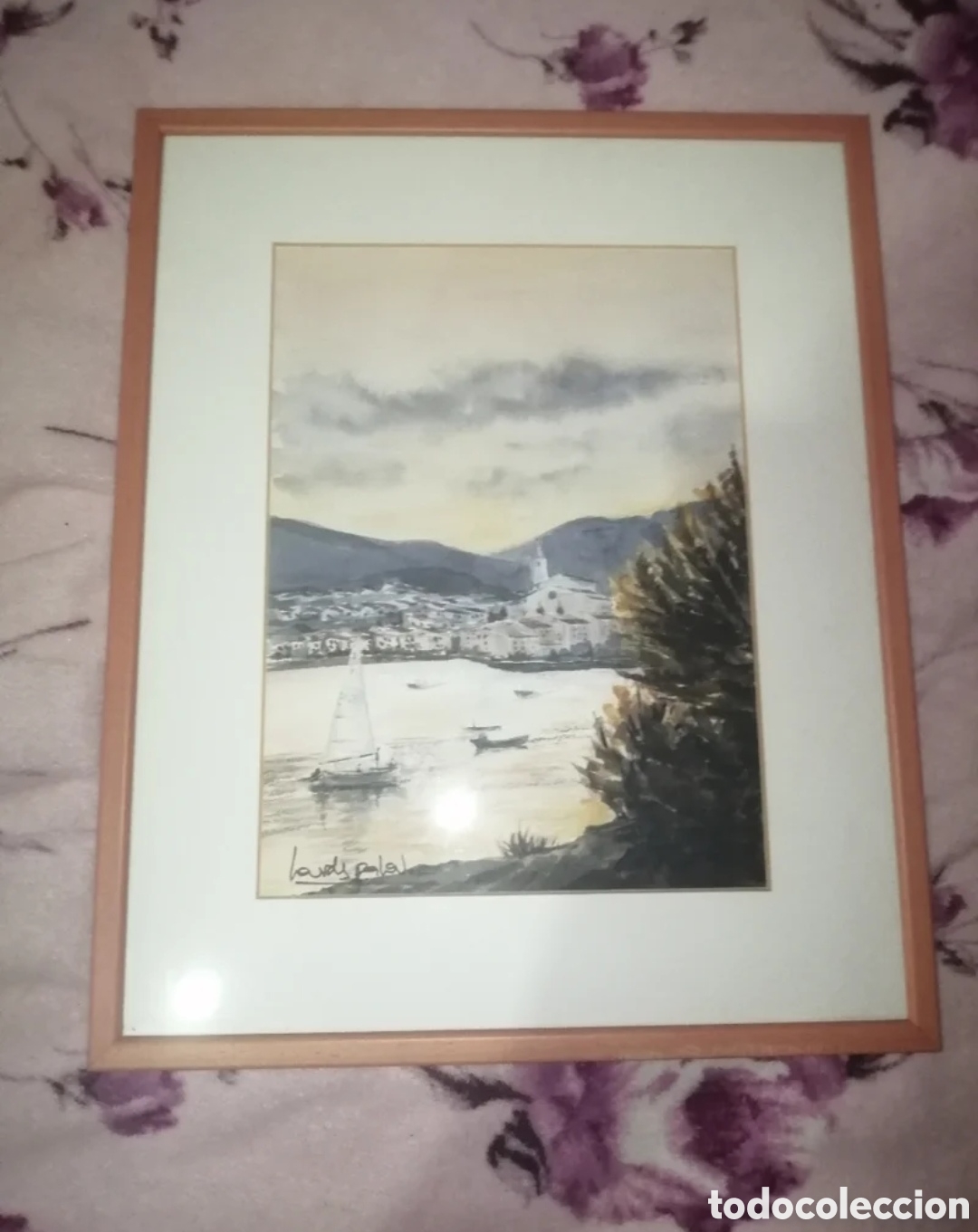 Arte: Cuadro pintura Bah&iacute;a de Cadaqu&eacute;s - Foto 1