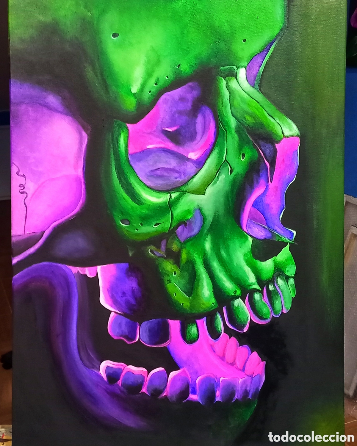 Arte: Calavera seductora de Dark souls - Foto 1