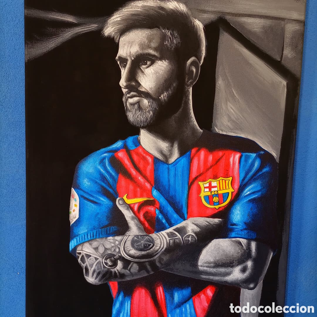 Arte: Leo Messi el goat art dec&oacute; - Foto 1