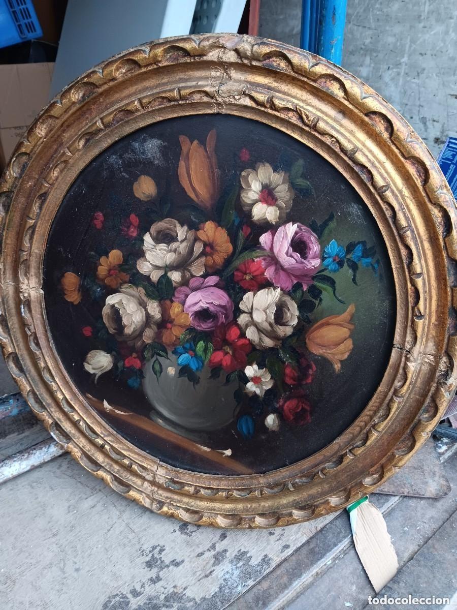 Arte: Cuadro pintado antiguo - Foto 1