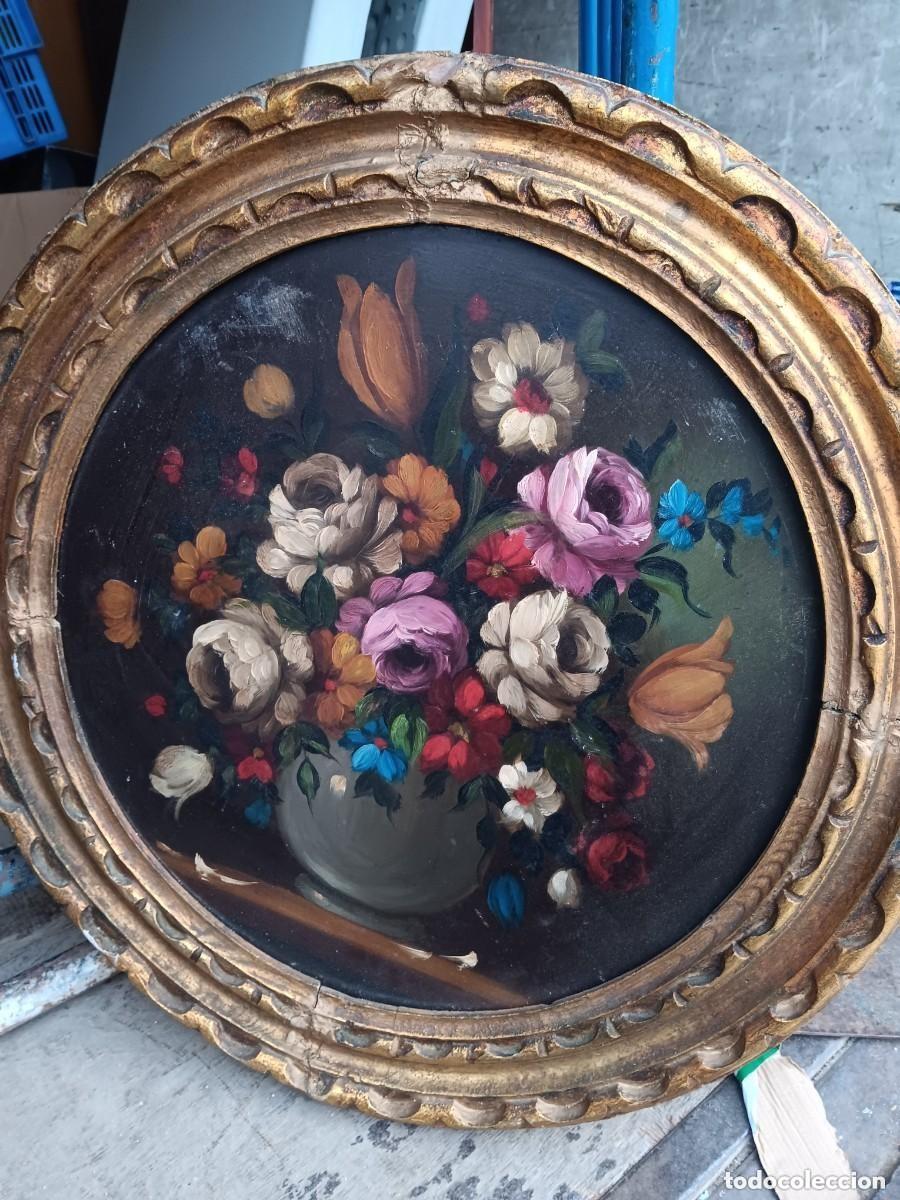 Arte: Cuadro pintado antiguo - Foto 2