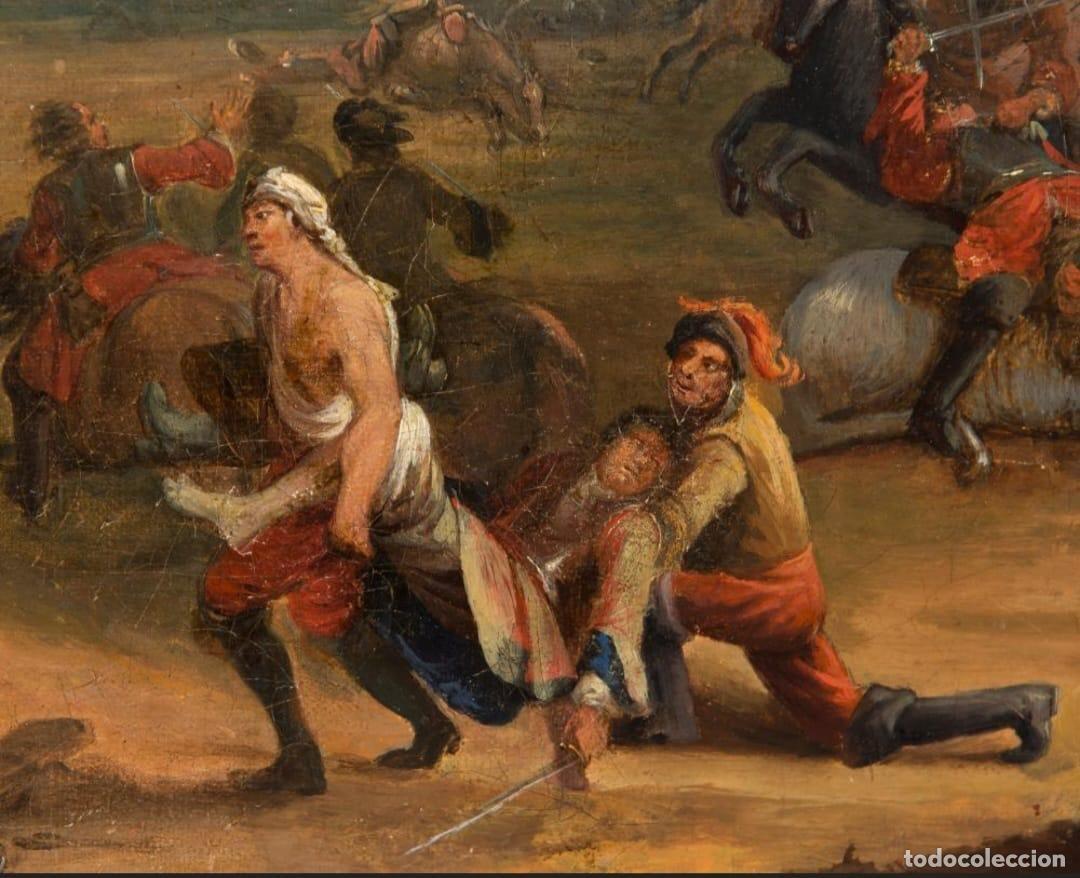 Arte: BATALLA Anonimo siglo XVIII - Foto 2