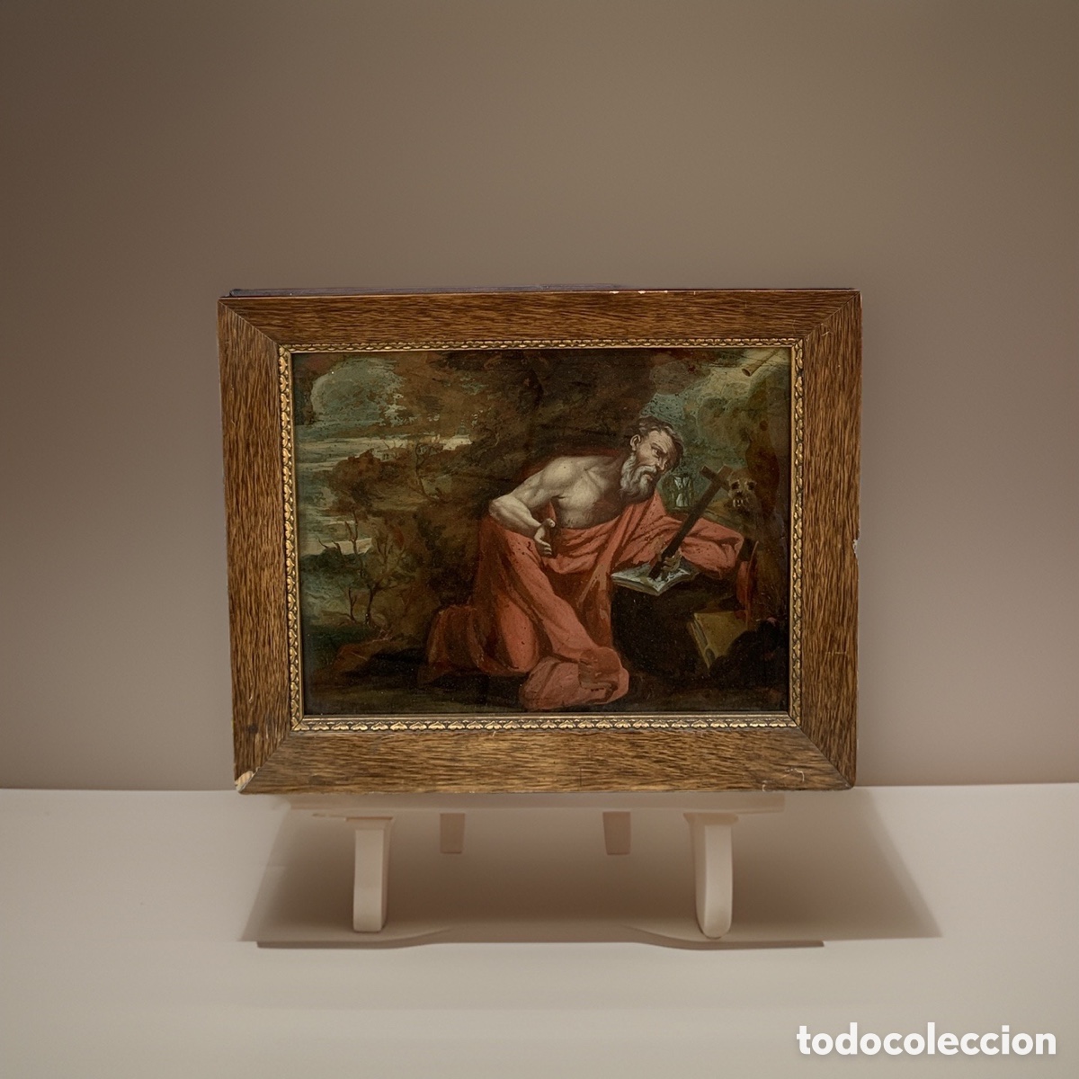 Arte: SAN JER&Oacute;NIMO (SIGLO XVIII) - Foto 1
