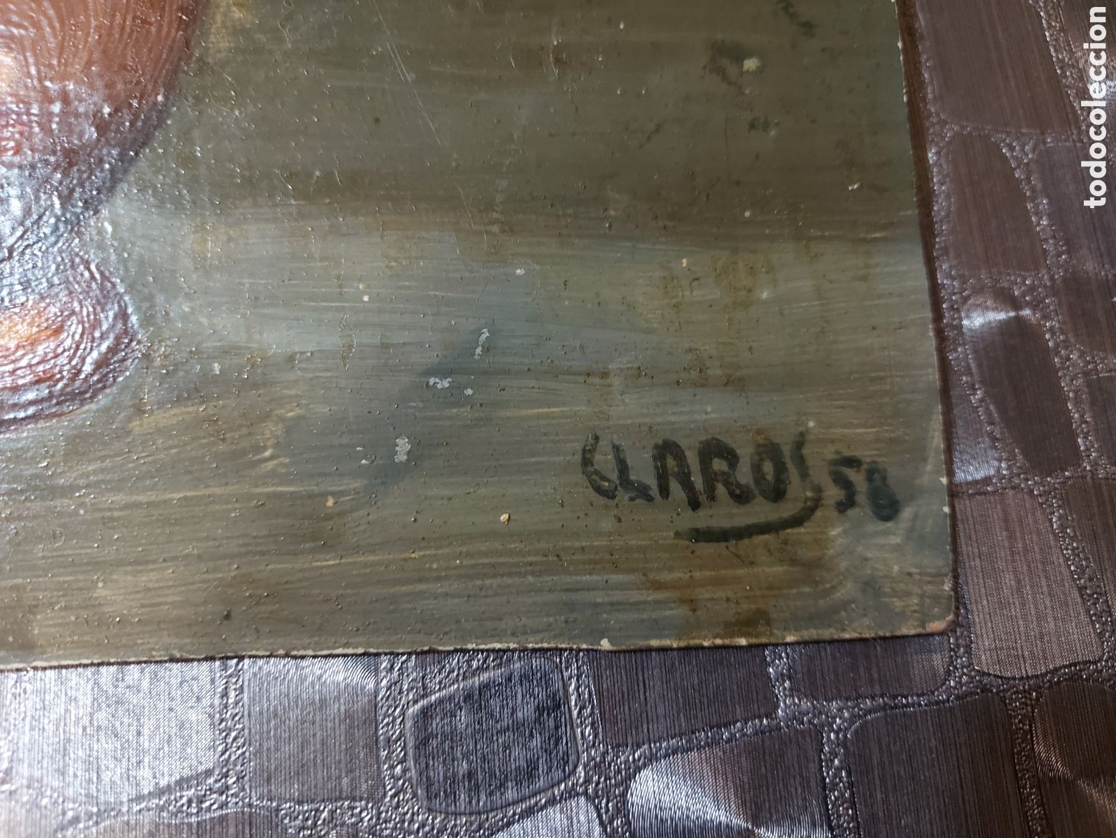Arte: Oleo sobre tabla, Alfredo Claros - Foto 2