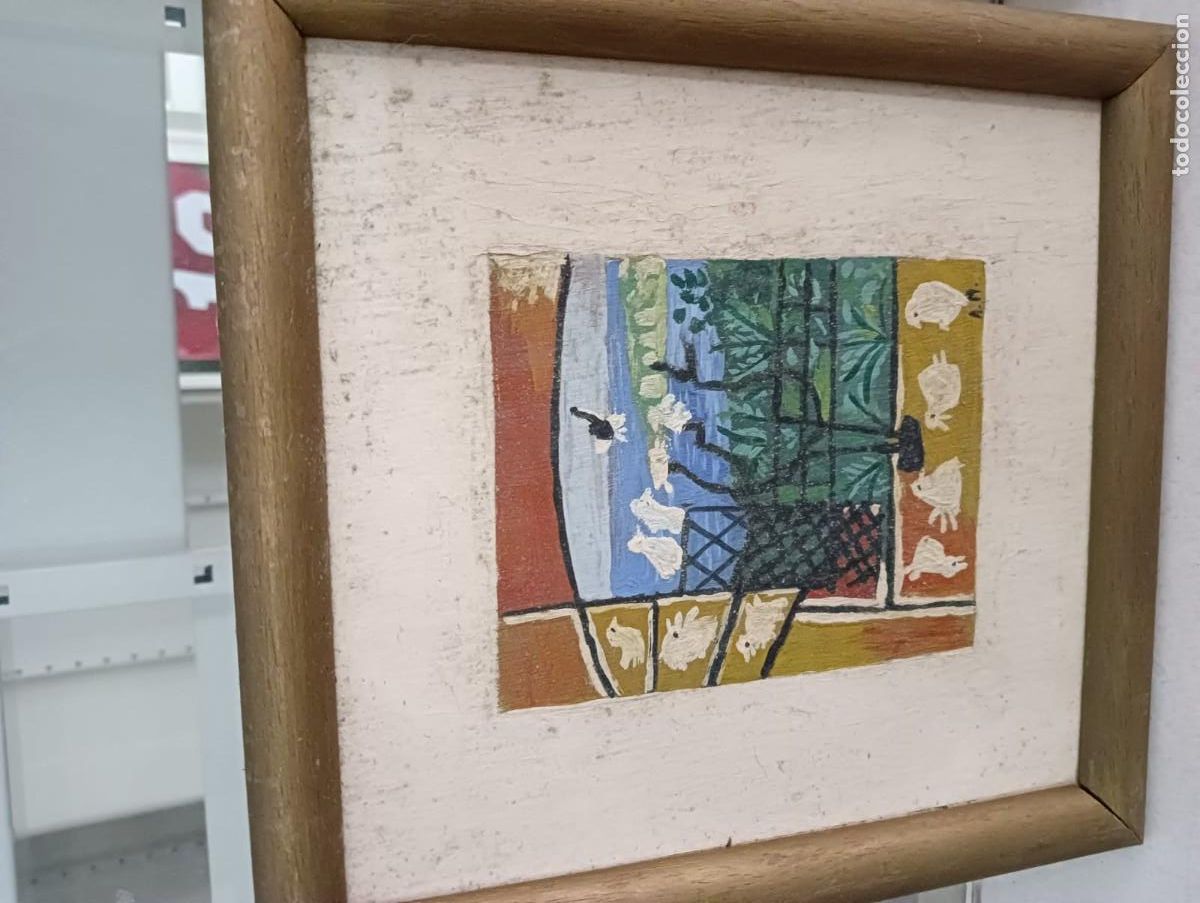 Arte: &Oacute;leo con firma del autor - Foto 1
