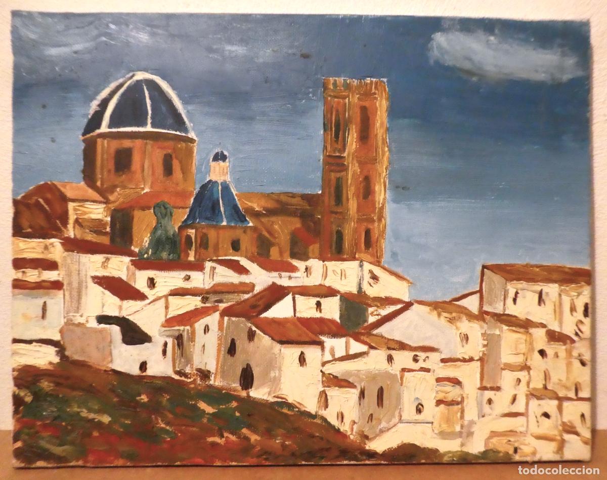 Arte: Oleo original de la localidad de Altea