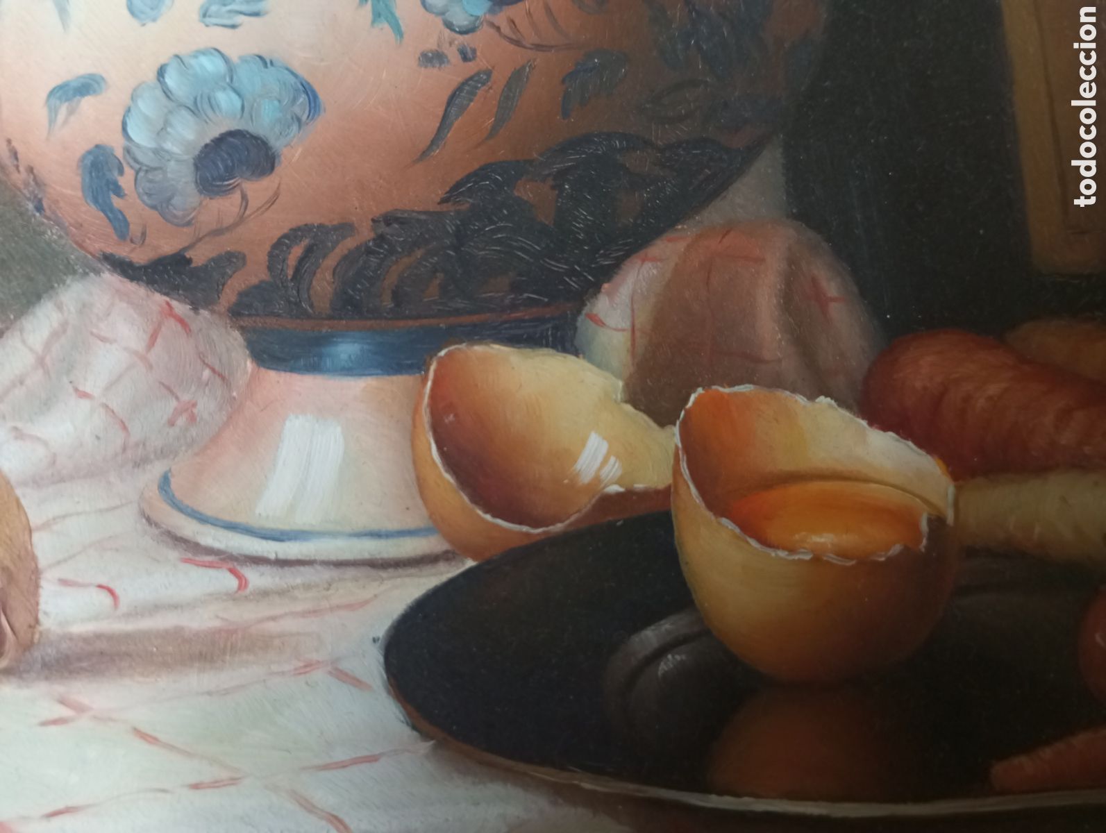 Arte: OLEO BODEGON DE MUY BELLA FACTURA - Foto 3