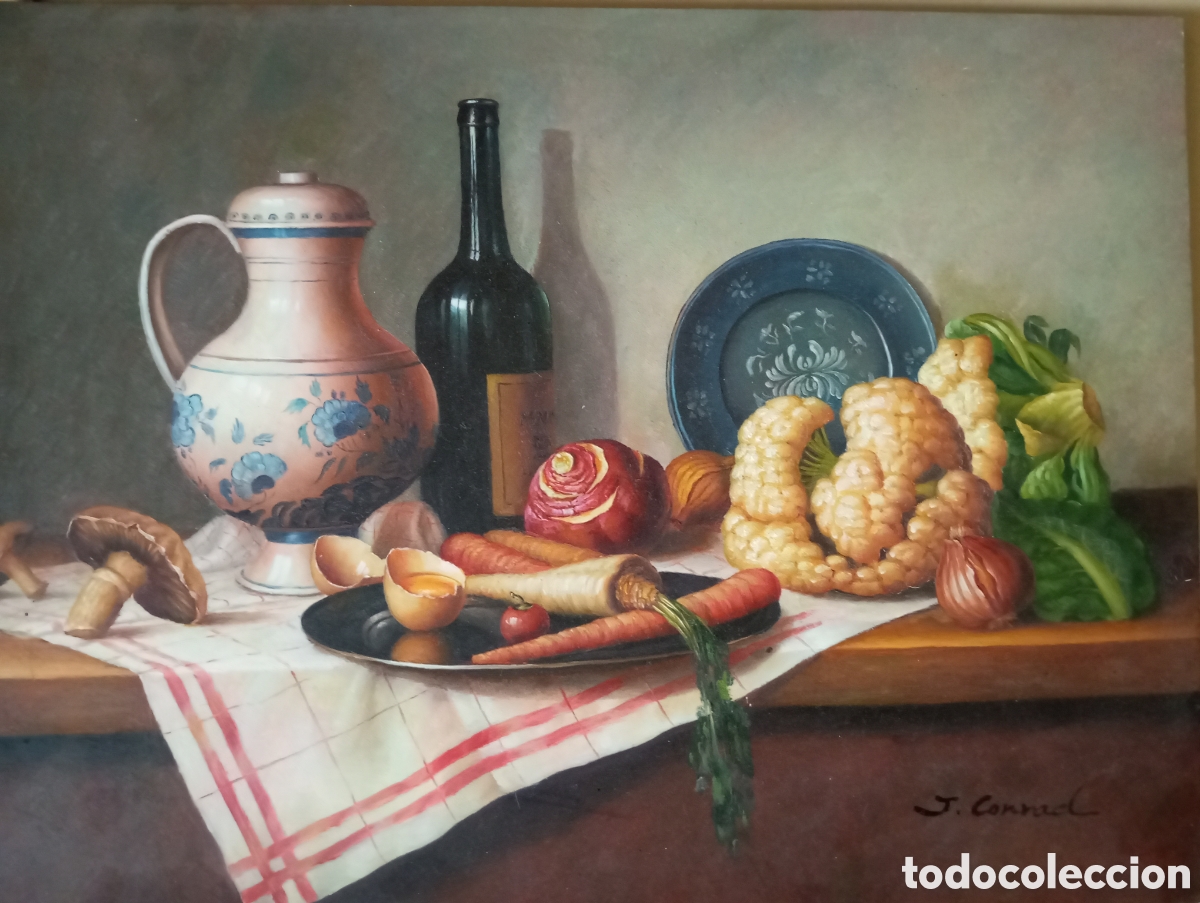 Arte: OLEO BODEGON DE MUY BELLA FACTURA - Foto 8