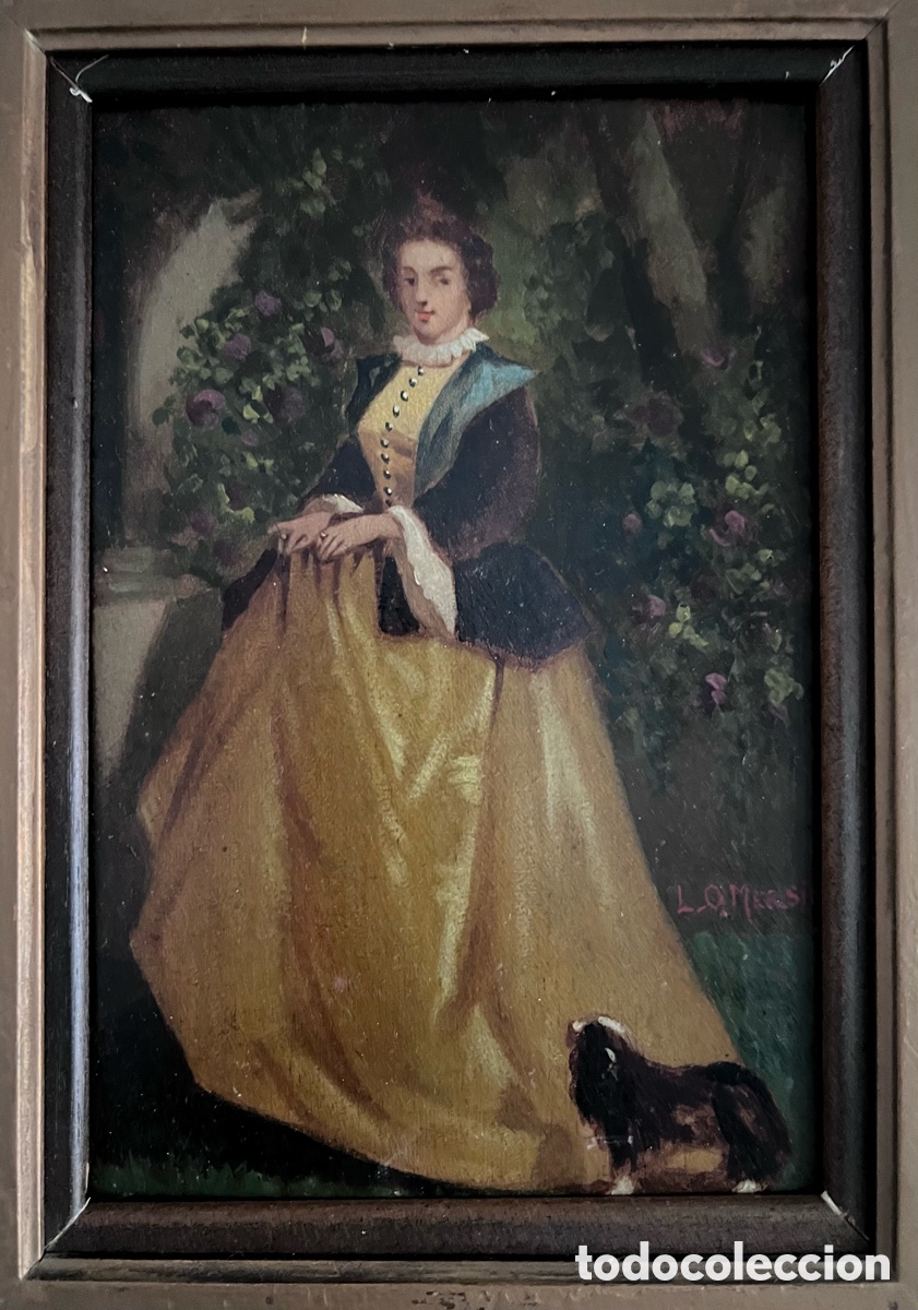 Arte: &Oacute;leo sobre tabla Siglo XVIII - Foto 11