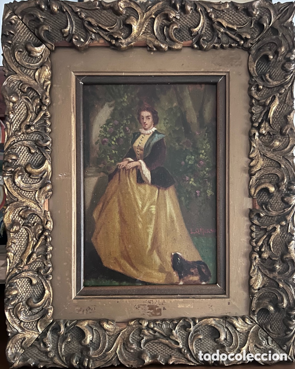 Arte: &Oacute;leo sobre tabla Siglo XVIII - Foto 13