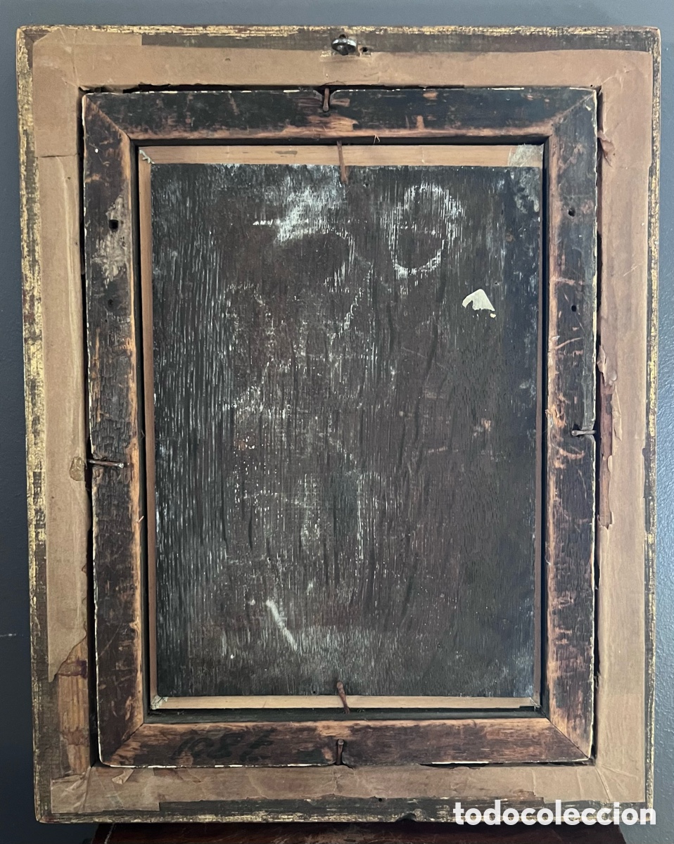 Arte: &Oacute;leo sobre tabla Siglo XVIII - Foto 14
