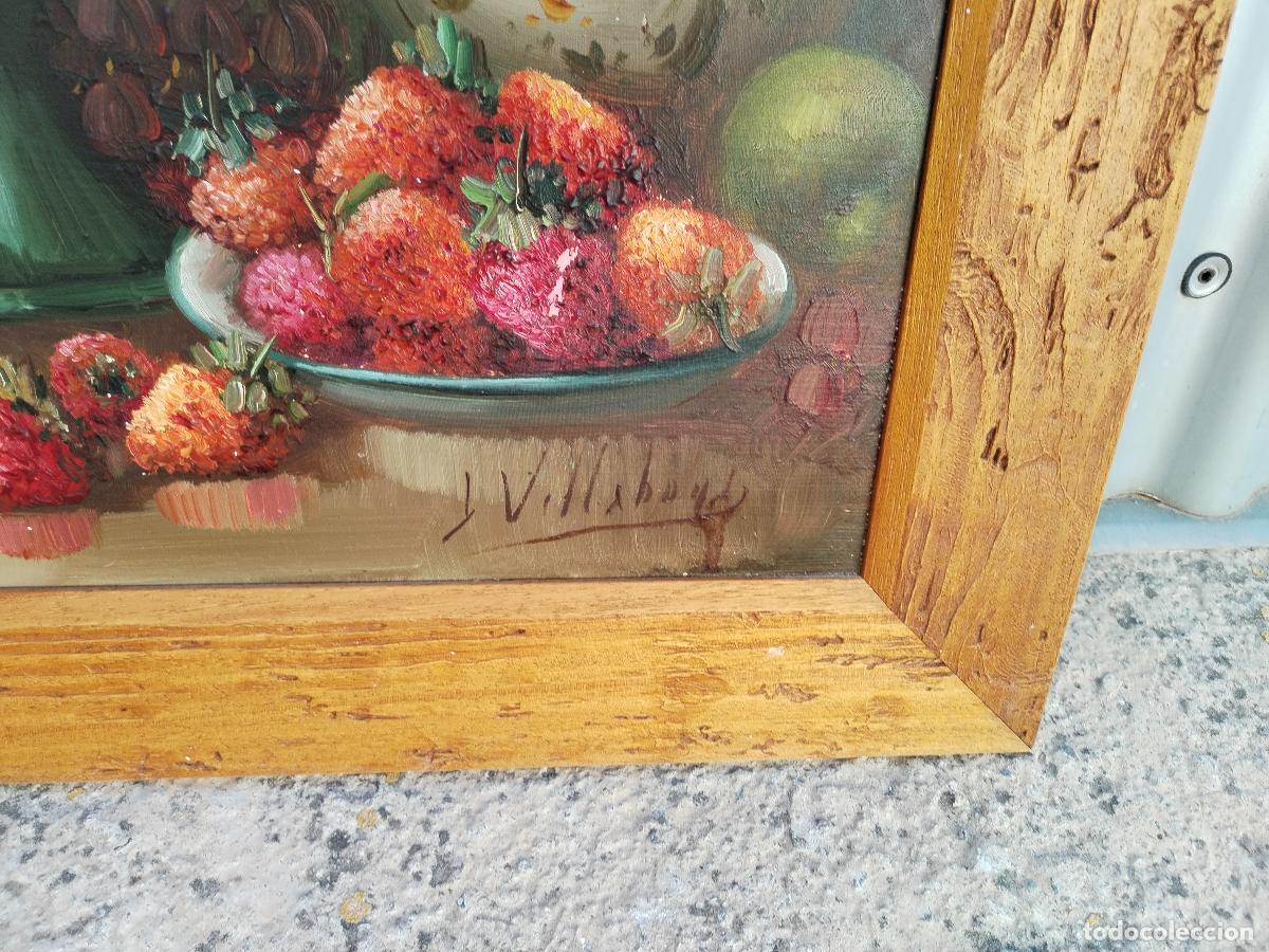 Arte: bodeg&oacute;n original firmado oleo-lienzo - Foto 2