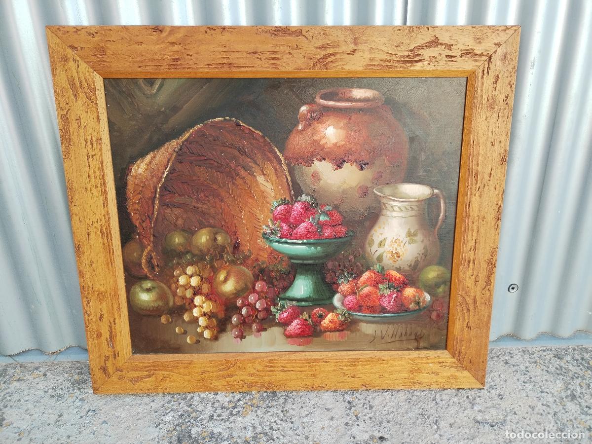 Arte: bodeg&oacute;n original firmado oleo-lienzo - Foto 3