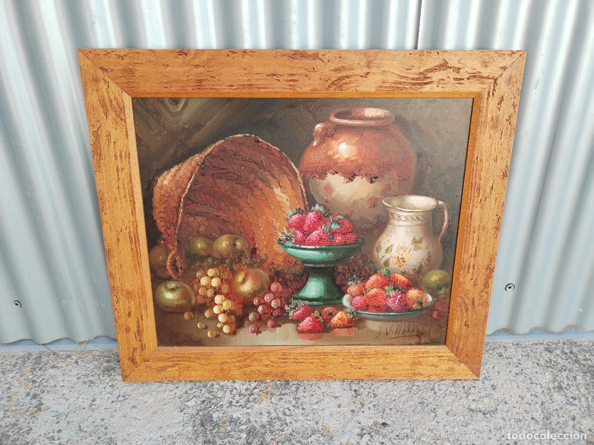 Arte: bodeg&oacute;n original firmado oleo-lienzo - Foto 4
