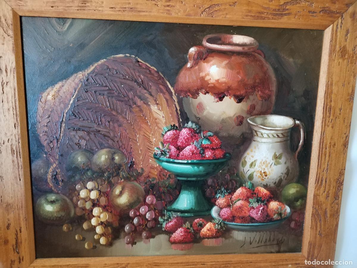 Arte: bodeg&oacute;n original firmado oleo-lienzo - Foto 6