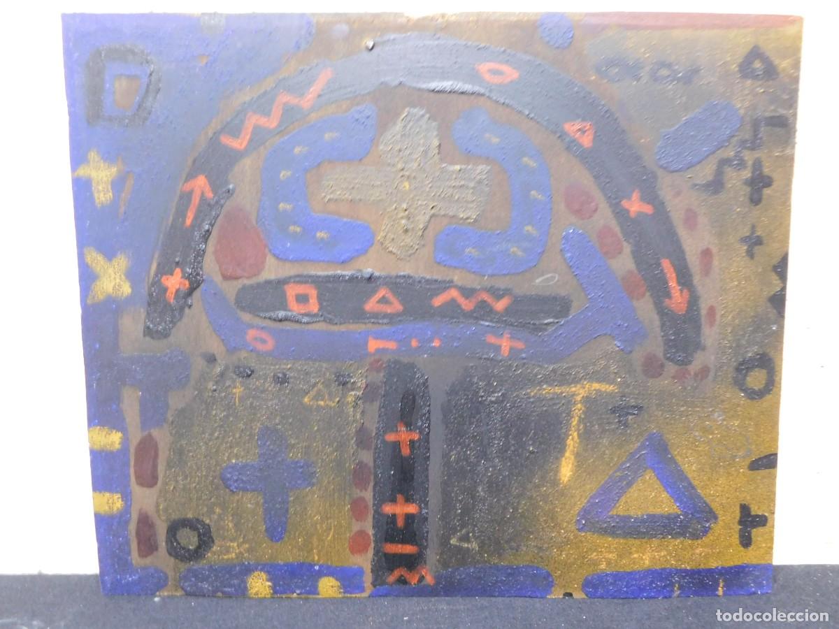 Arte: T&Eacute;CNICA MIXTA SOBRE TABLA - ABSTRACTO - Foto 1