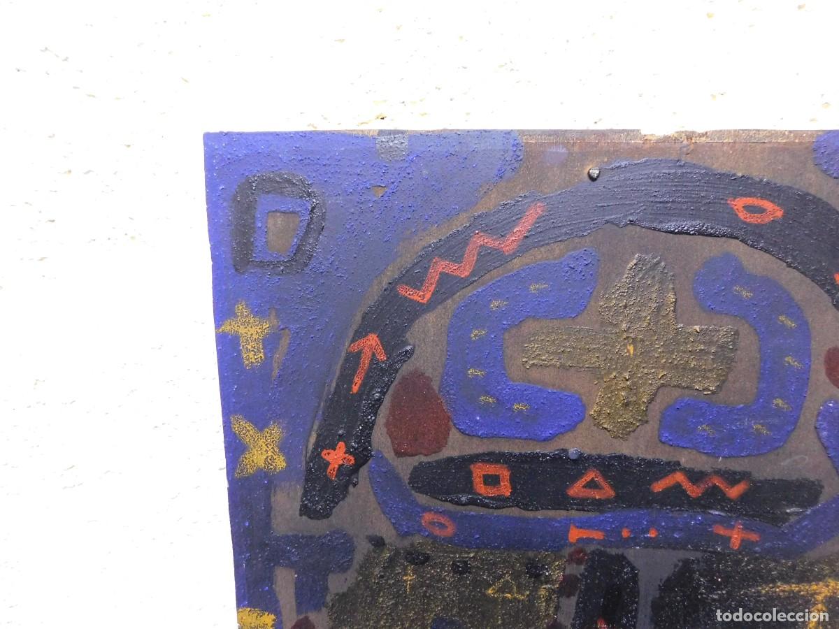 Arte: T&Eacute;CNICA MIXTA SOBRE TABLA - ABSTRACTO - Foto 3
