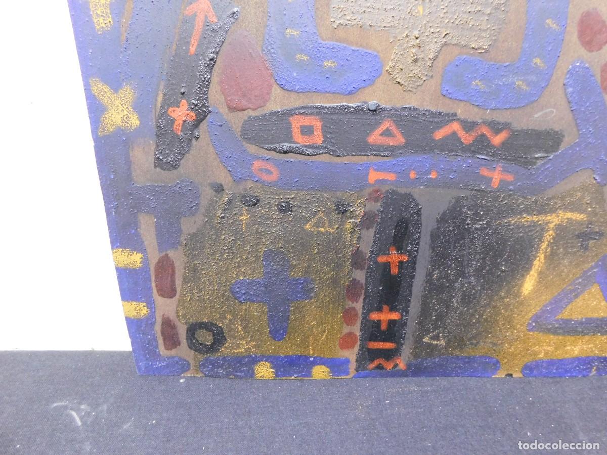 Arte: T&Eacute;CNICA MIXTA SOBRE TABLA - ABSTRACTO - Foto 4