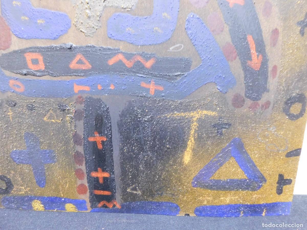 Arte: T&Eacute;CNICA MIXTA SOBRE TABLA - ABSTRACTO - Foto 5