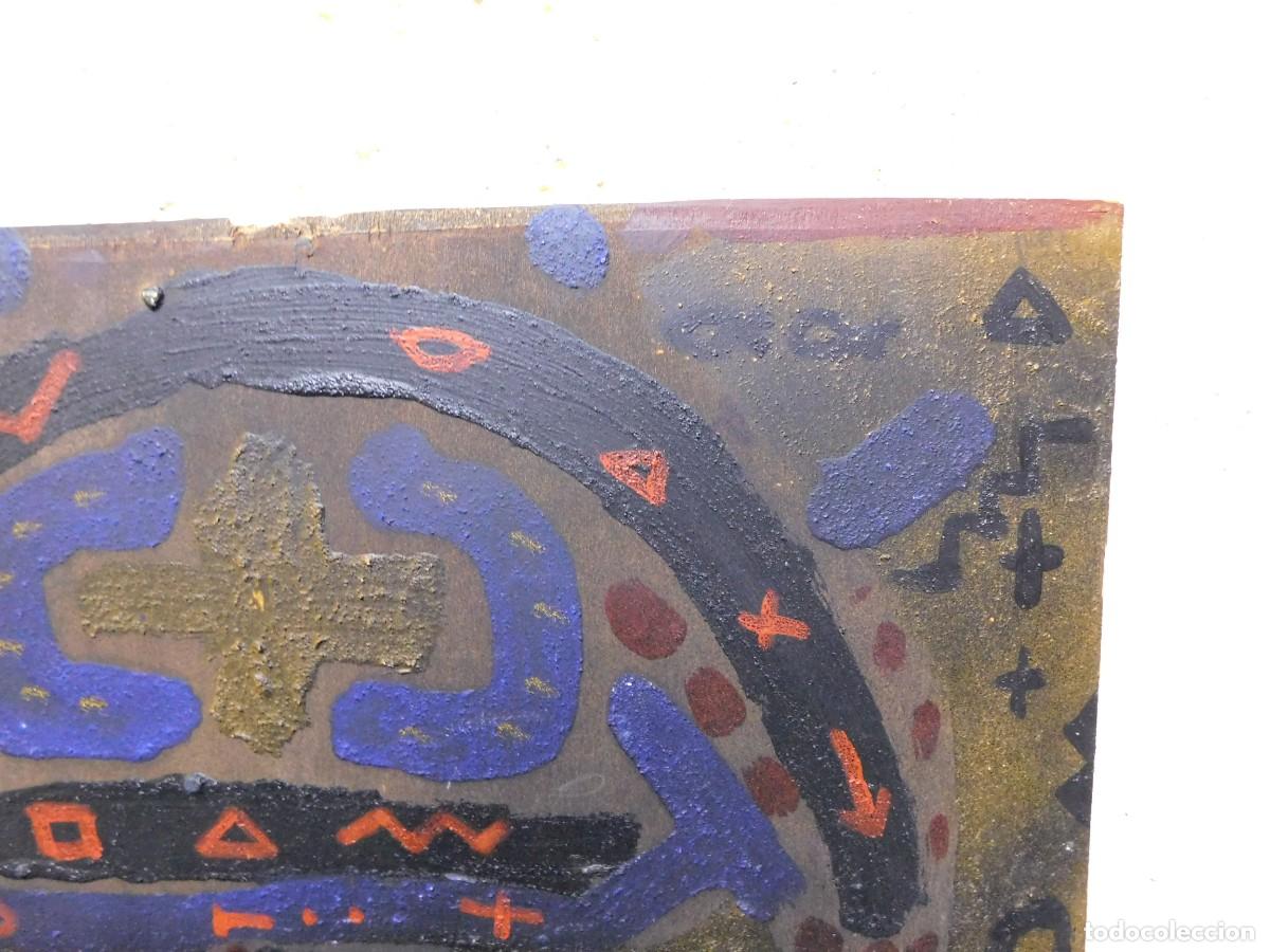 Arte: T&Eacute;CNICA MIXTA SOBRE TABLA - ABSTRACTO - Foto 6