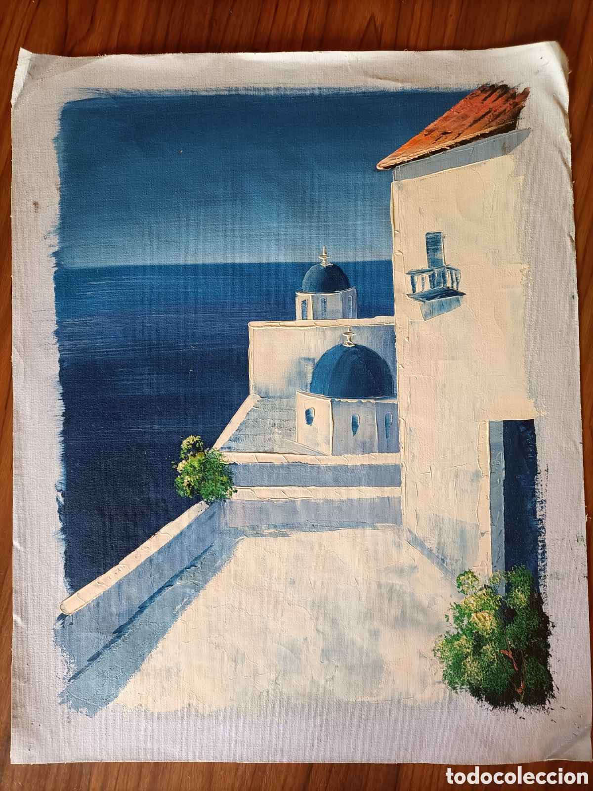 Arte: Oleo sobre lienzo sin bastidor 48x38 - Foto 1