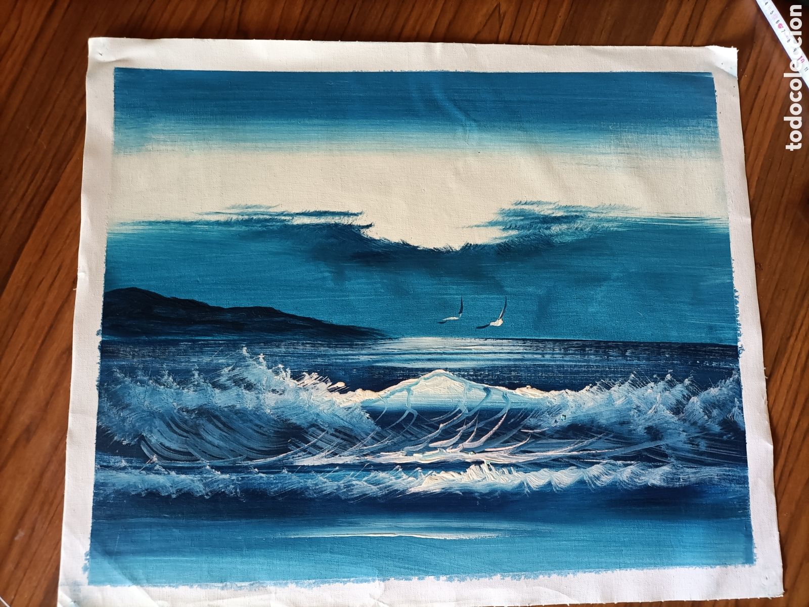 Arte: Oleo sobre lienzo sin bastidor 57x47 - Foto 1