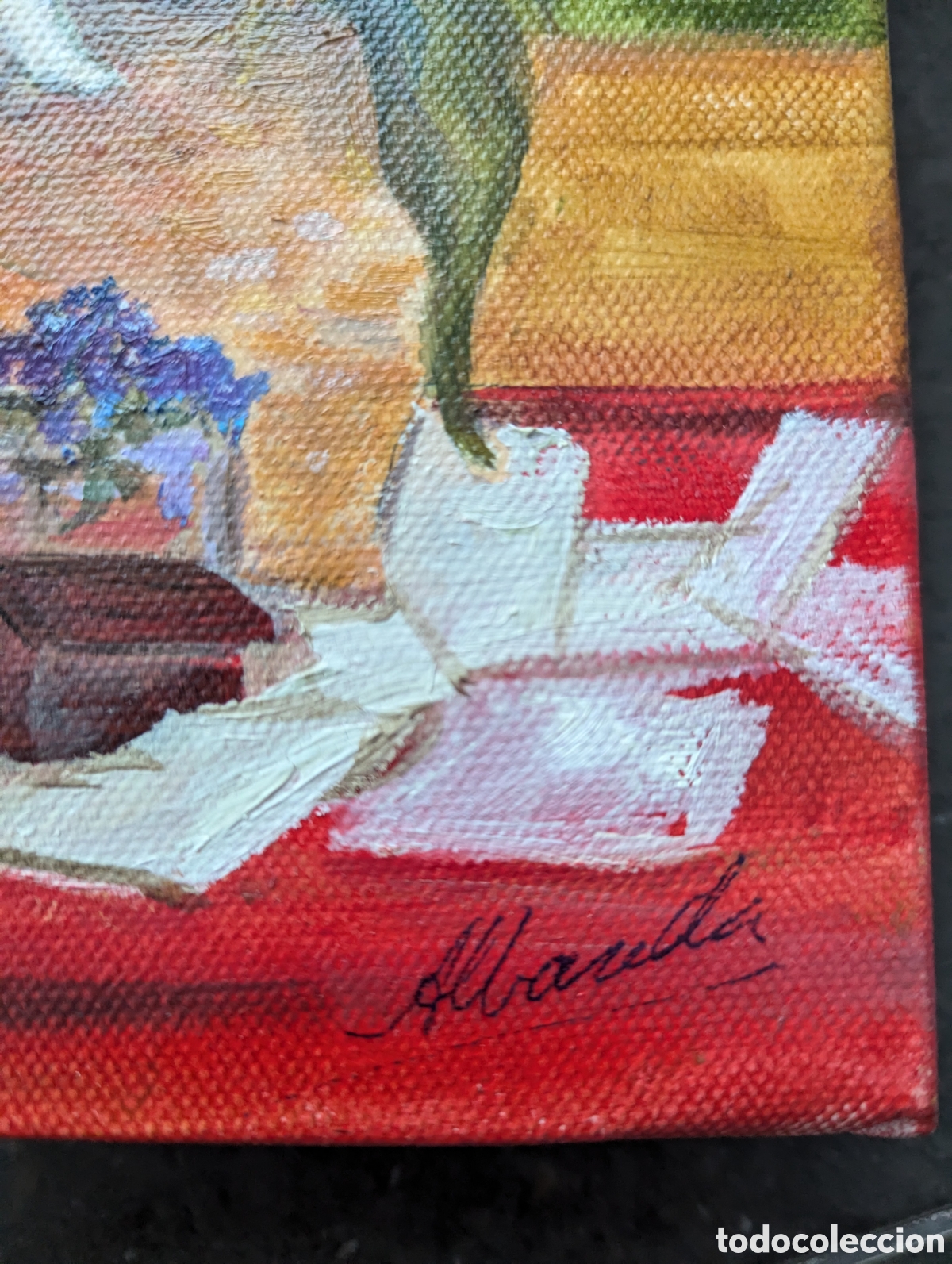 Arte: Precioso &oacute;leo pintor Albareda - Foto 2