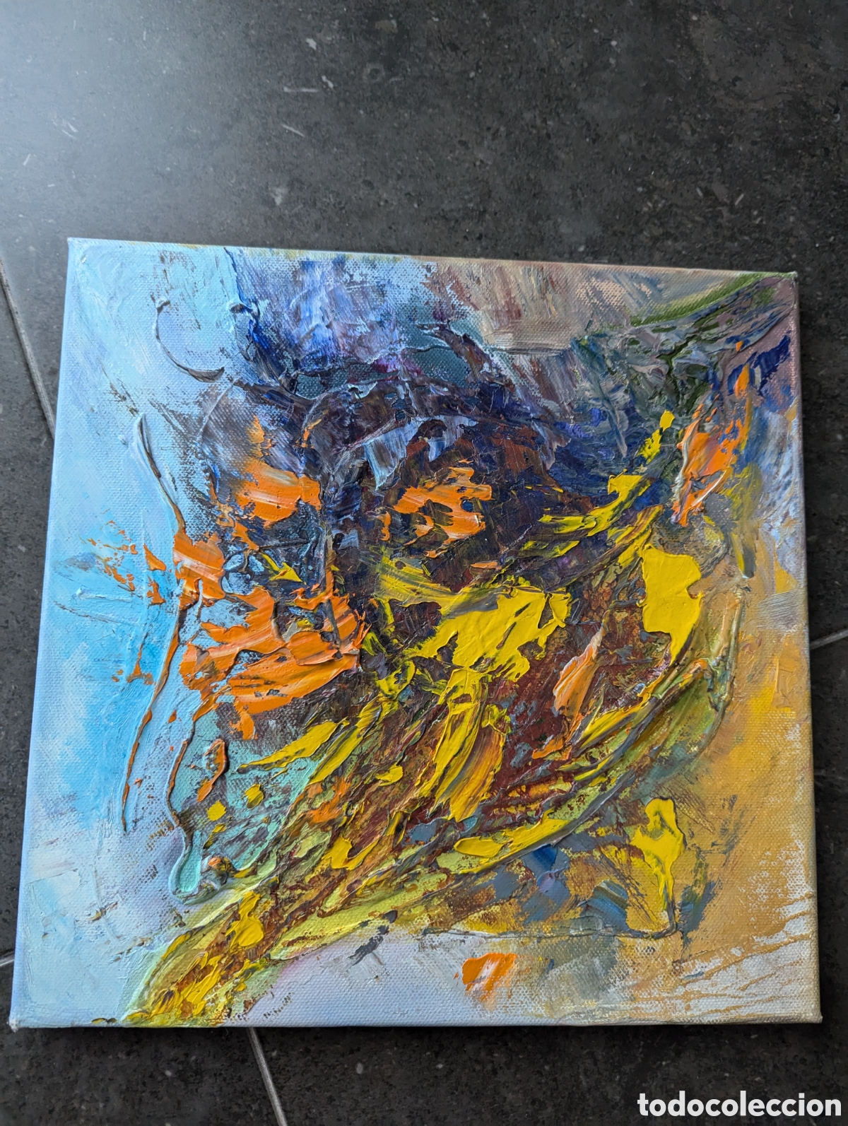 Arte: Original &oacute;leo sobre lienzo pintor Albareda - Foto 4