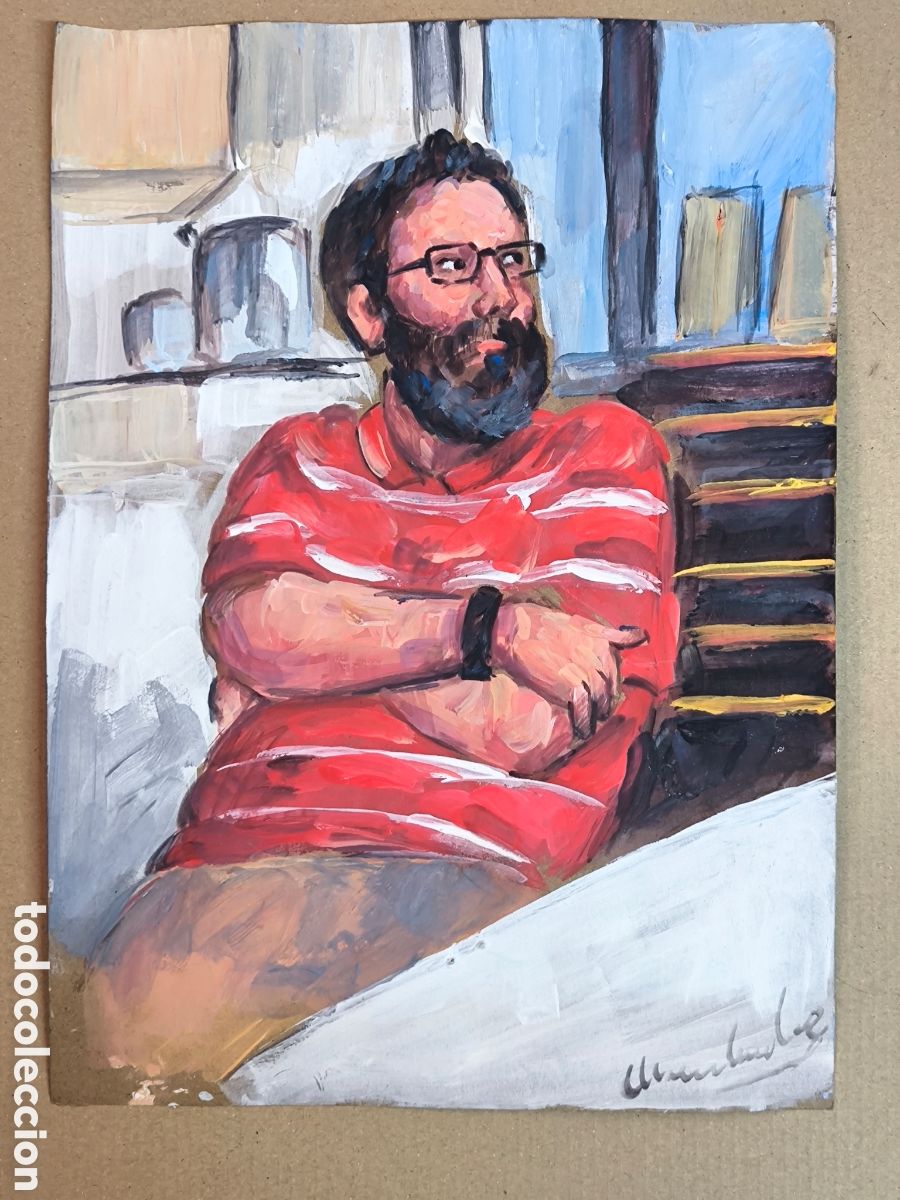 Art: Hombre esperando ( expresionismo )