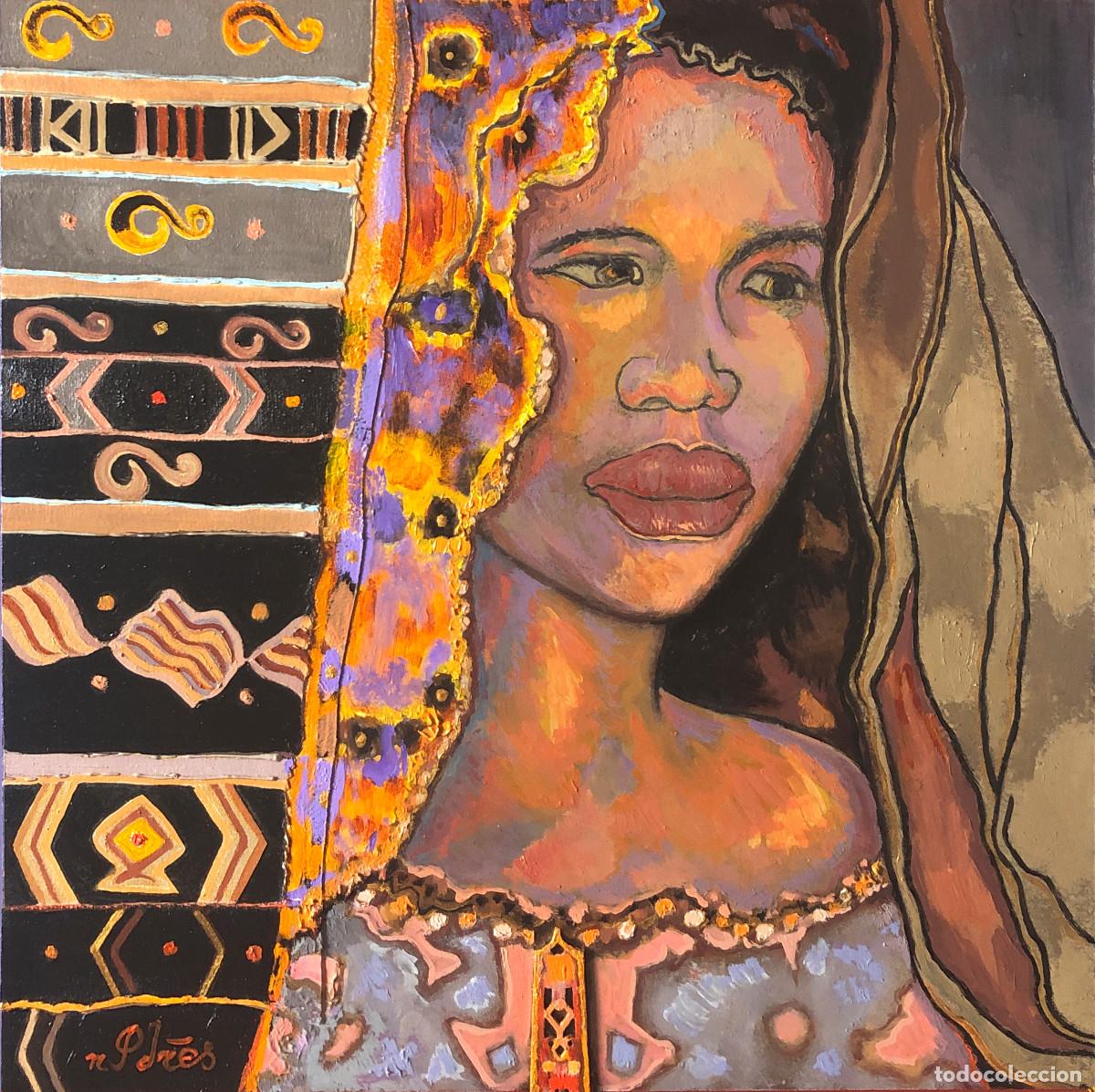 Arte: RETRATO DE MUJER AFRICANA - Foto 5