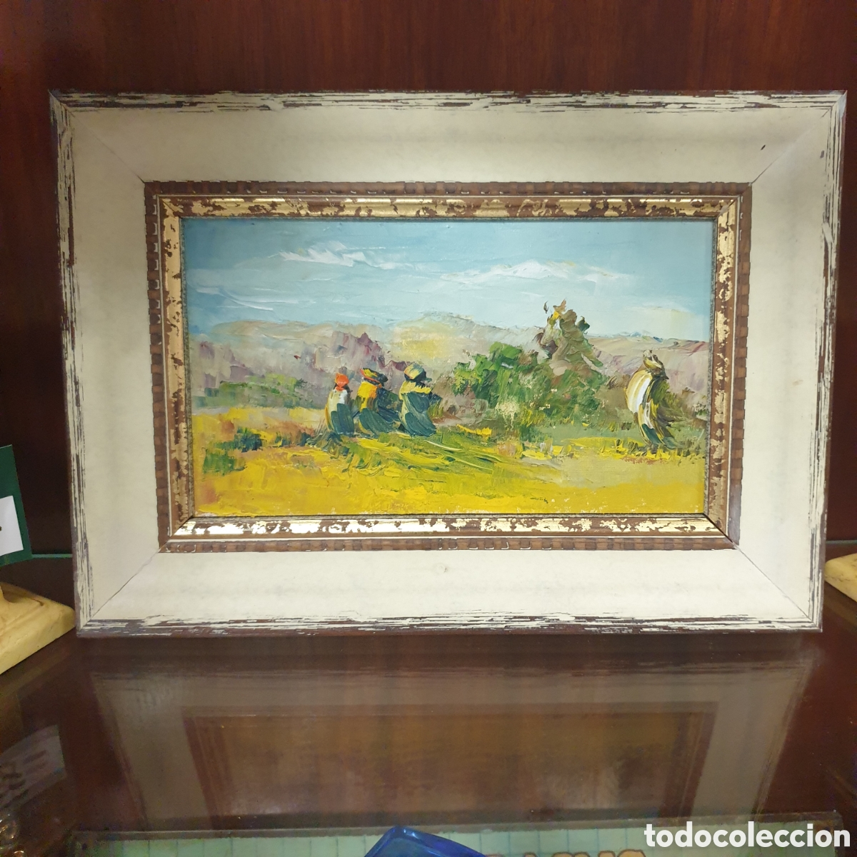 Arte: &Oacute;leo sobre lienzo ELIDE RICCA 28X20 - Foto 1