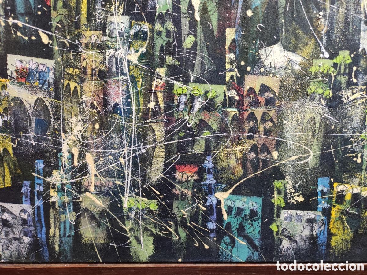Arte: Cuadro abstracto anonimo - Foto 4