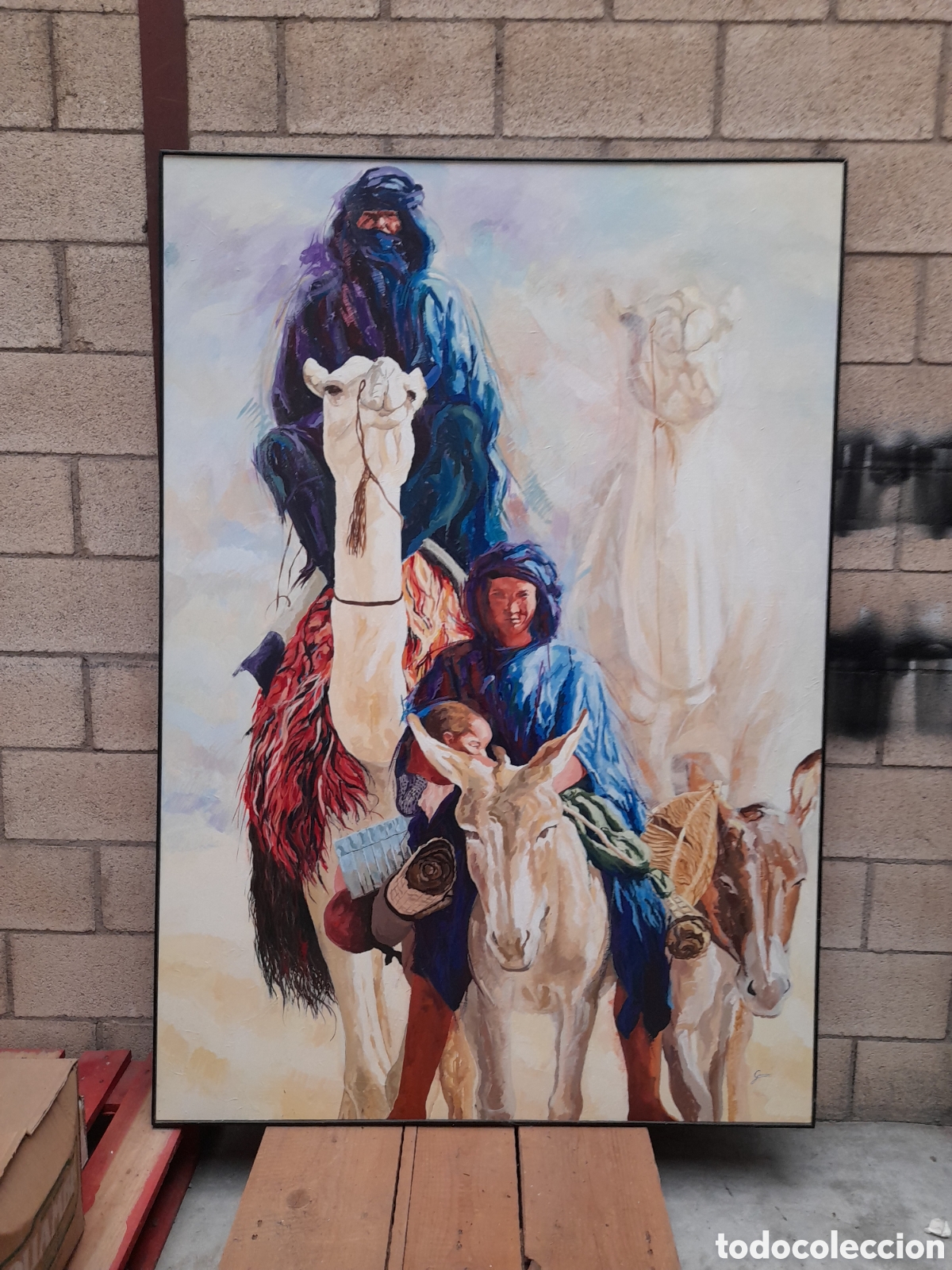 Arte: &Oacute;leo sobre tablerillo - Foto 1