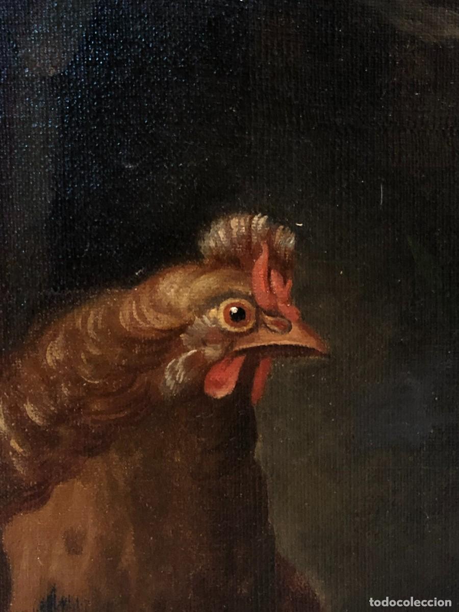 Arte: magnifico bodegon de gallina y pollitos - Foto 6