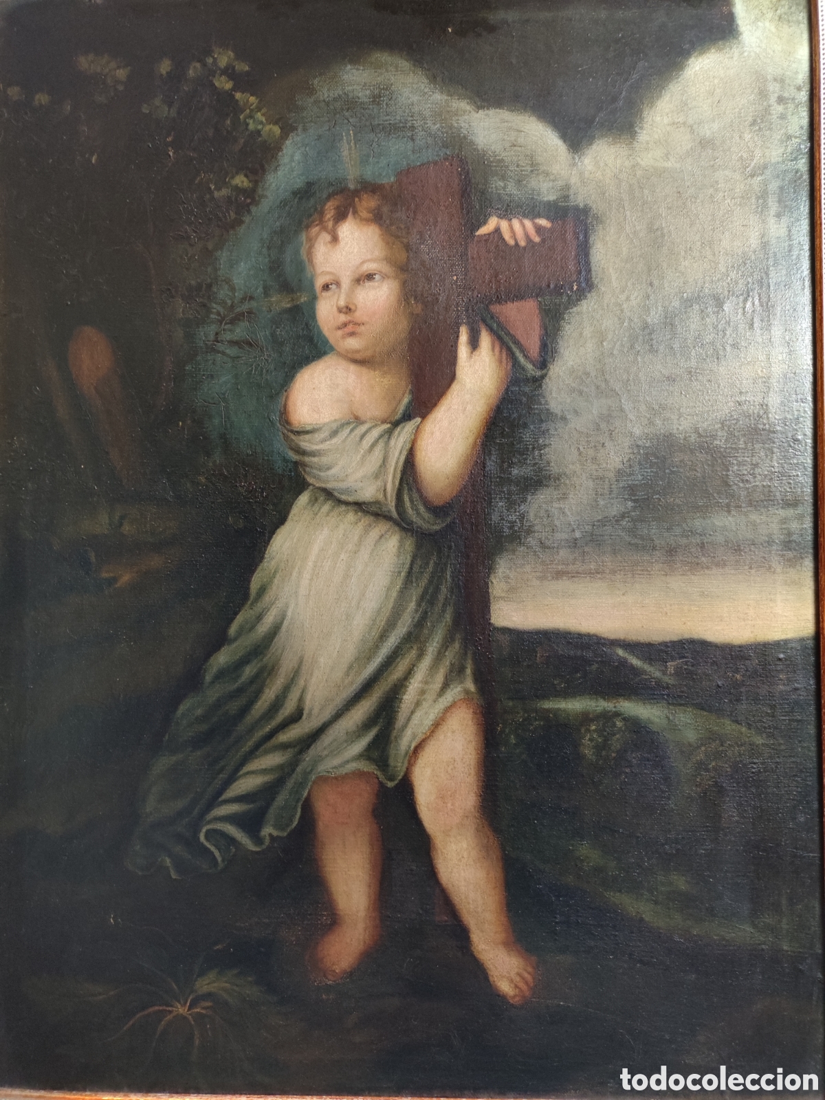 Arte: Cuadro ni&ntilde;o con la cruz - Foto 2