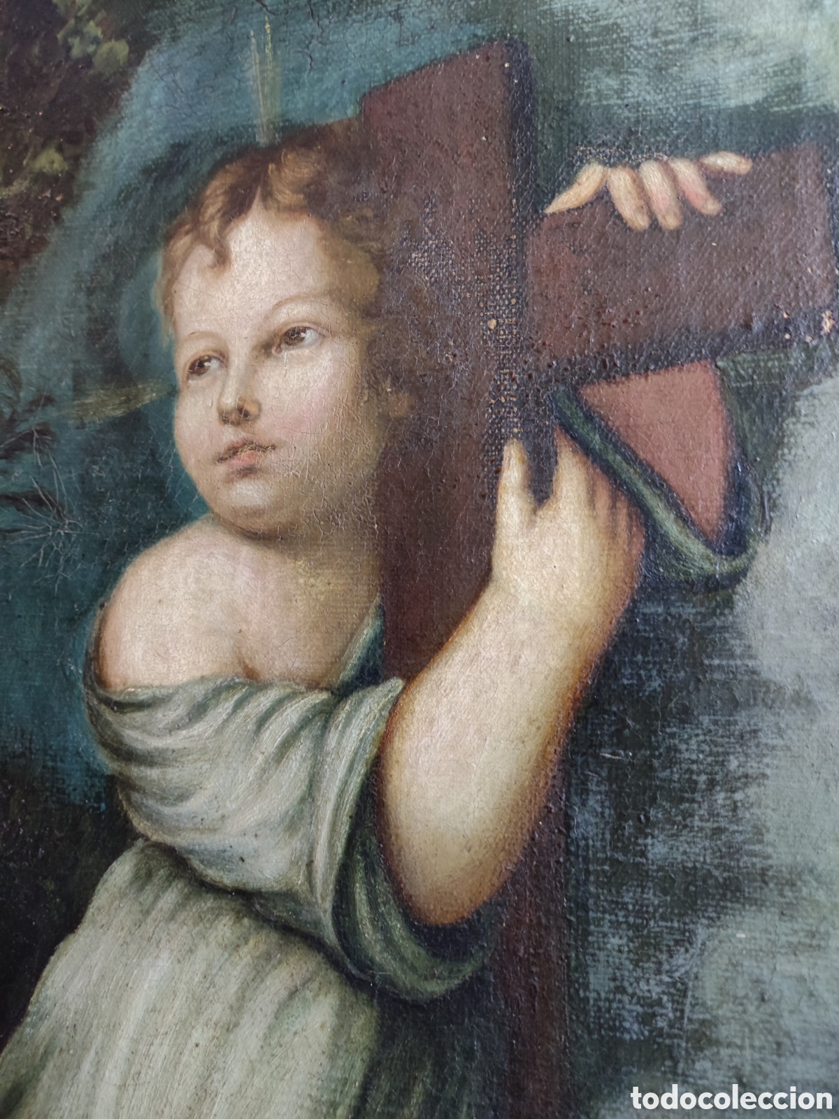 Arte: Cuadro ni&ntilde;o con la cruz - Foto 4