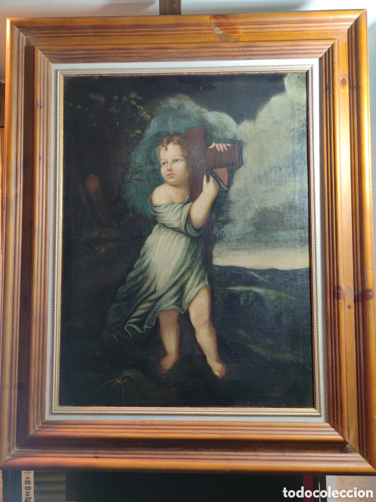 Arte: Cuadro ni&ntilde;o con la cruz - Foto 1